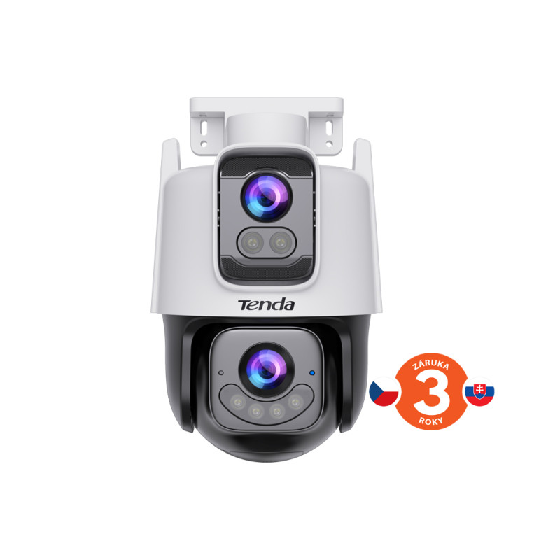 Tenda RH9-WCA - Vonkajšia otočná Dual Lens IP65 WiFi 6 MPx kamera, nočná LED, audio, detekcia, CZ app