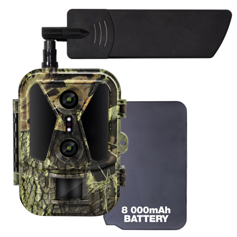 EVOLVEO StrongVision Dual PRE 4G, fotopasca & bezp. kamera, 4G LTE, cloud/e-mail, 10.000mAh