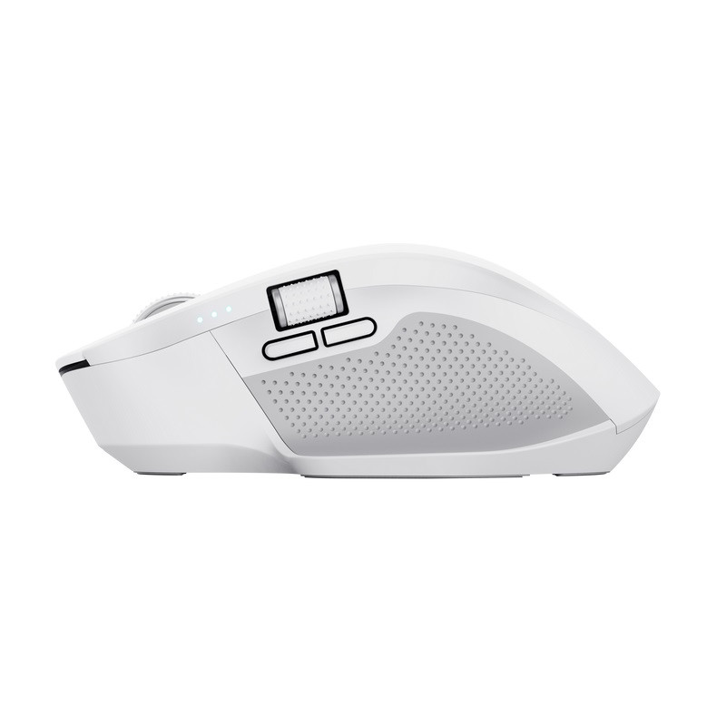 Trust Ozaa+/Kancelárska/Optická/Pre pravákov/3 200 DPI/USB+BT/Biela