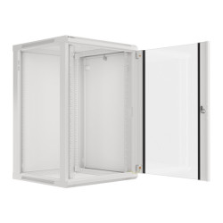 LANBERG 19'' RACKOVÁ SKRIŇA PRO MONTÁŽ NA STENU 18U/600X600 (FLAT PACK) ŠEDÁ V2