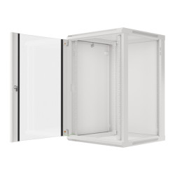 LANBERG 19'' RACKOVÁ SKRIŇA PRO MONTÁŽ NA STENU 18U/600X600 (FLAT PACK) ŠEDÁ V2