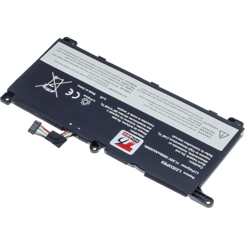 Batérie T6 Power pre Lenovo ThinkBook 14 G6, 14 G7, 16 G6, 16 G7, 3900mAh, 45Wh, 3cell, Li-pol