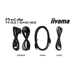 32'' iiyama TF3215MC-B2: FHD, 30P, VGA, HDMI, 24/7