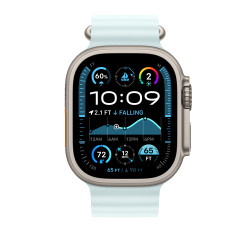 APPLE - Watch Acc/49/Ice Blue Ocean Band Ext-Natur.Titan