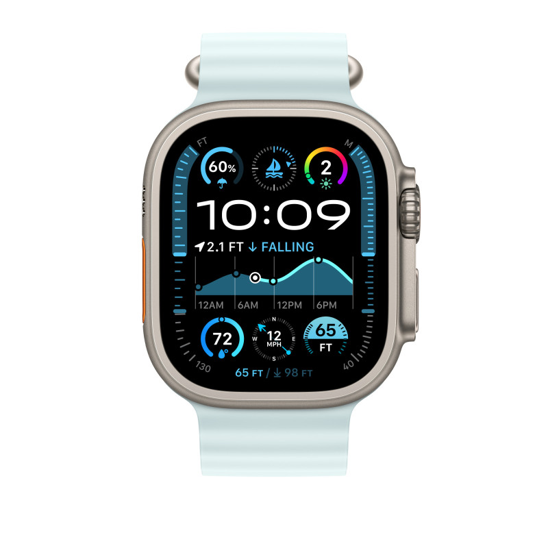 APPLE - Watch Acc/49/Ice Blue Ocean Band Ext-Natur.Titan