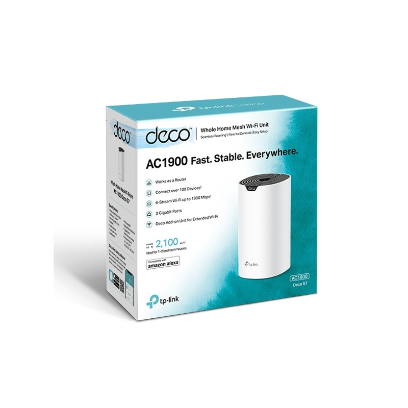 TP-Link AC1900 Whole-Home WiFi System Deco S7(1-pack)