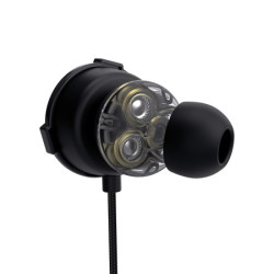 Trust GXT 406 Pine Multiplatform gaming earphones/Jack/Čierna