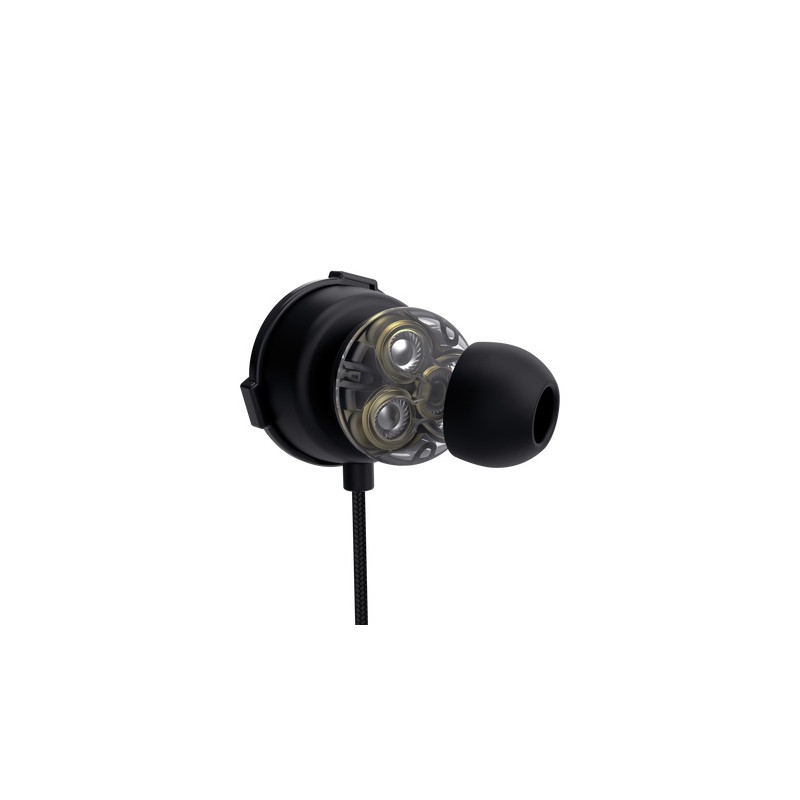 Trust GXT 406 Pine Multiplatform gaming earphones/Jack/Čierna