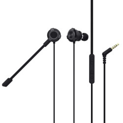 Trust GXT 406 Pine Multiplatform gaming earphones/Jack/Čierna