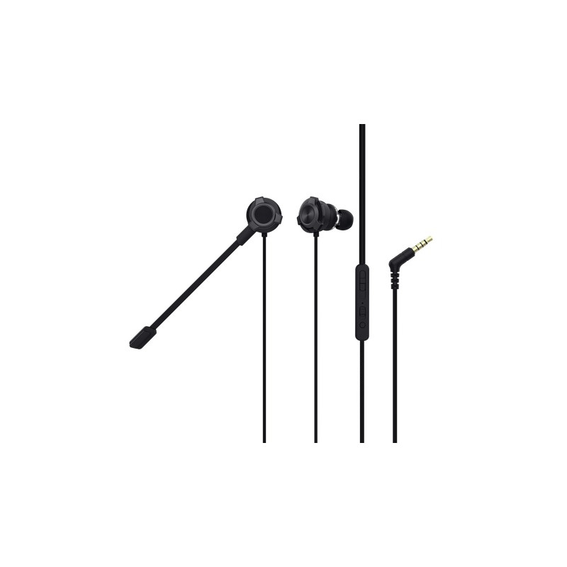 Trust GXT 406 Pine Multiplatform gaming earphones/Jack/Čierna