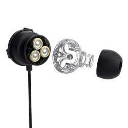 Trust GXT 406 Pine Multiplatform gaming earphones/Jack/Čierna