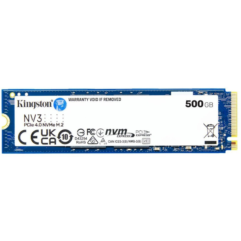 Kingston NV3/500GB/SSD/0/M.2 NVMe/5R