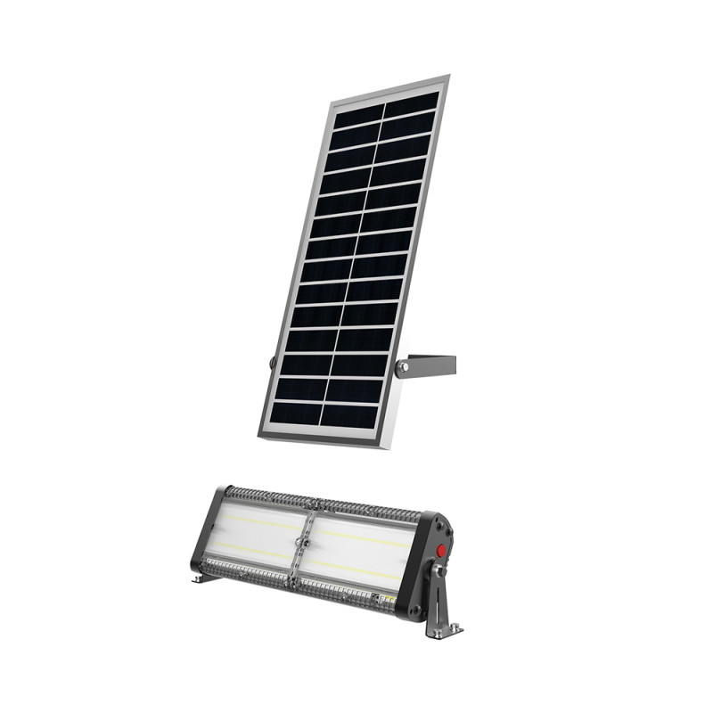 Vonkajšie solárne LED svetlo Viking SR40/5000 lm/IP65/4 režimy/studená biela