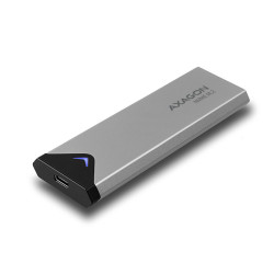AXAGON EEM2-UG2, 10 Gbps USB-C - M.2 NVMe SSD ARROW box, strieborný