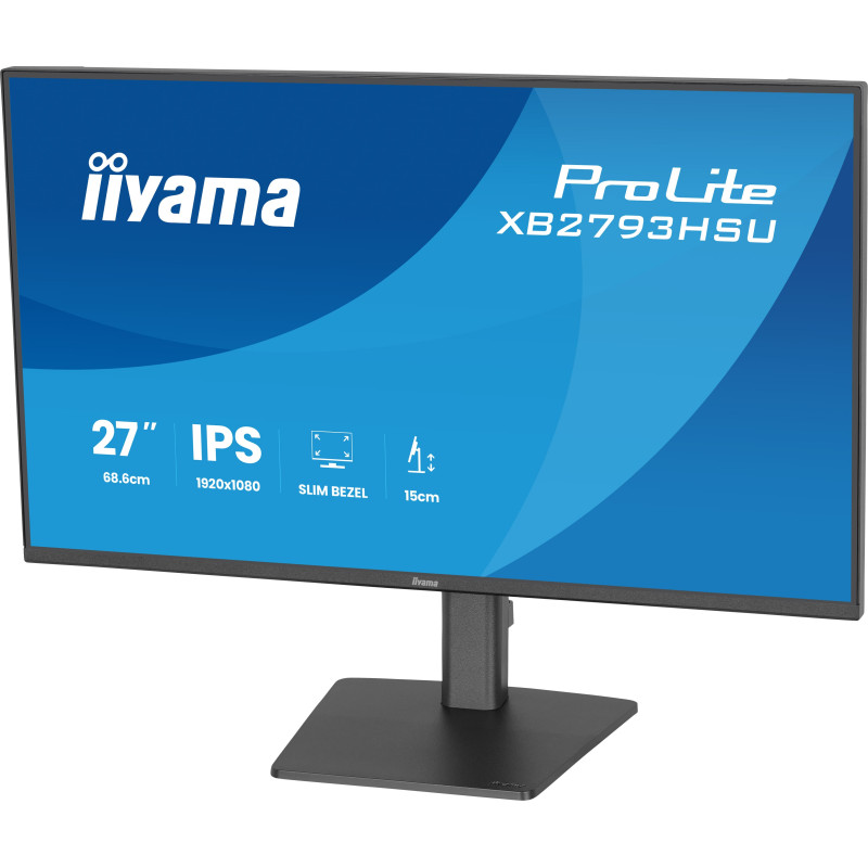 iiyama ProLite/XB2793HSU-B1/27''/IPS/FHD/120Hz/1ms/Čierna/3R