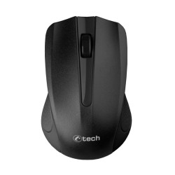 C-tech WLM-01/Kancelárska/Optická/1 200 DPI/Bezdrôtová USB/Čierna