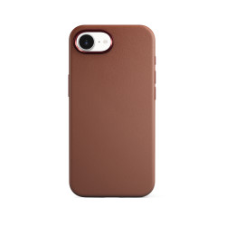 Epico Mag+ kožený kryt iPhone 16e/17e hnedá