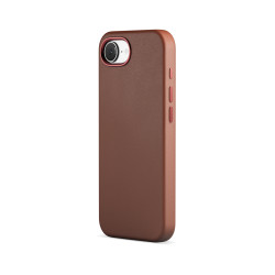 Epico Mag+ kožený kryt iPhone 16e/17e hnedá