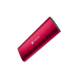 Externý box pre SSD Natec RHINO M.2 NVME LITE USB-C 3.2 GEN 2, hliníkové telo, RUBY RED