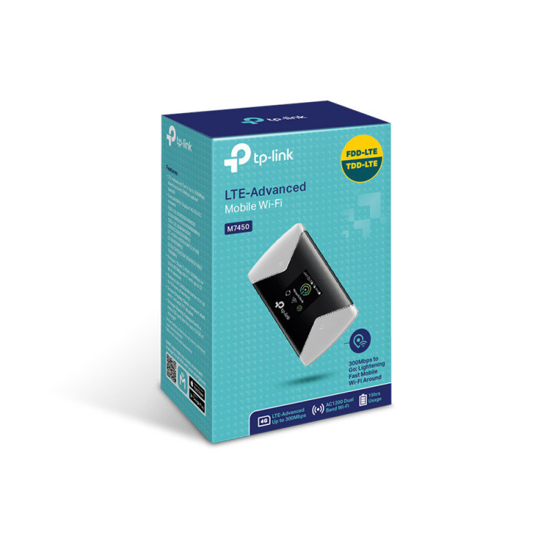 TP-Link M7450 300 Mbps 4G LTE-Advanced Mobile Wi-Fi