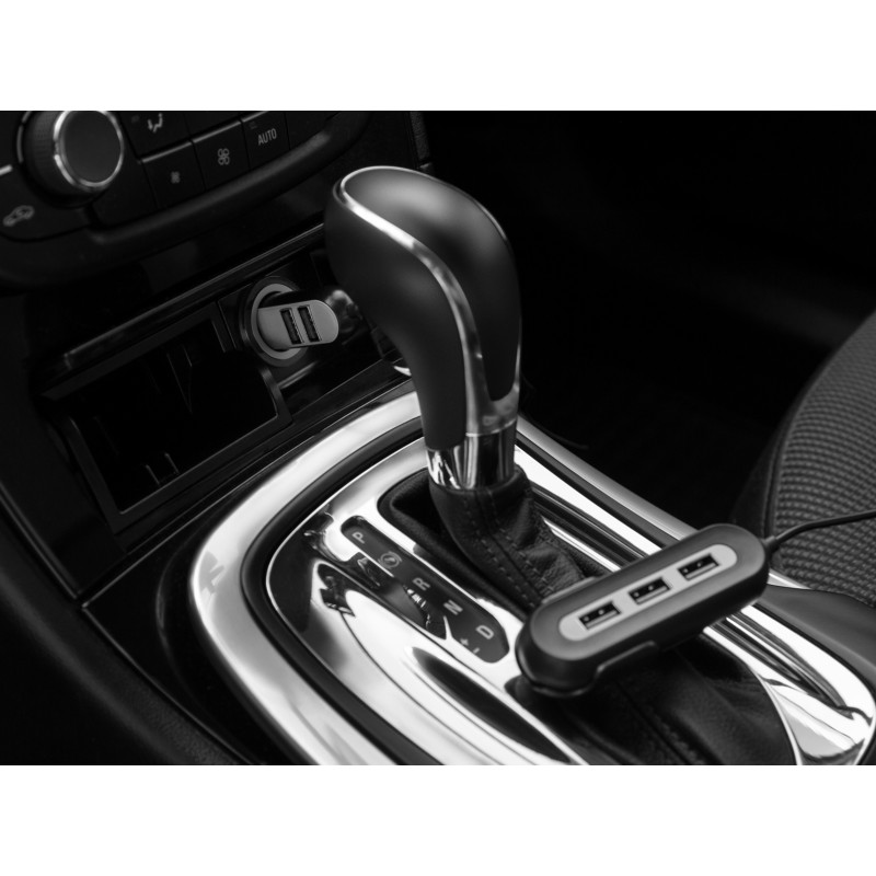 AVACOM CarHUB nabíjačka do auta 5x USB výstup, čierna