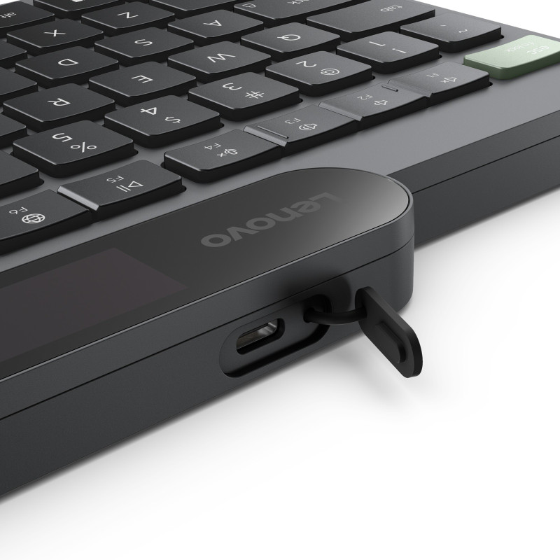 Lenovo Self-Charging Bluetooth Keyboard-Slovak/Bezdrôtové Bluetooth/CZ/Čierna