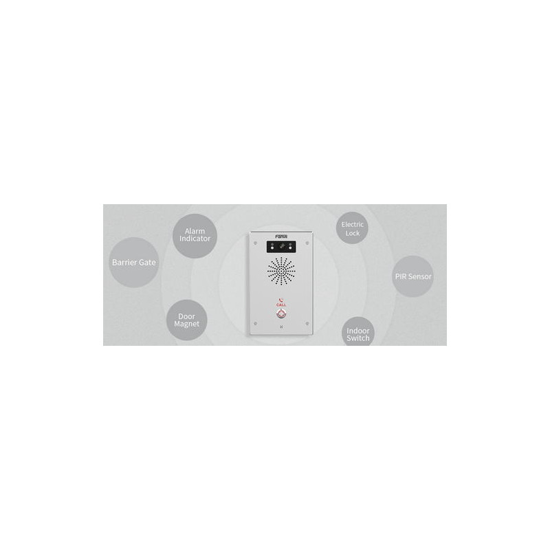 GRANDSTREAM - Fanvil i16SV SIP video interkom, 2SIP, 1x konf. hr., 2MPxkamera, H.264, IP65, IK10