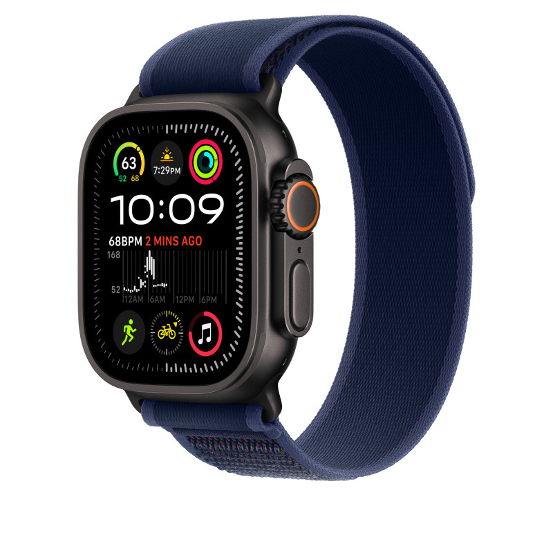 APPLE - Watch Acc/49/Blue Trail Loop M-L - Black Titan
