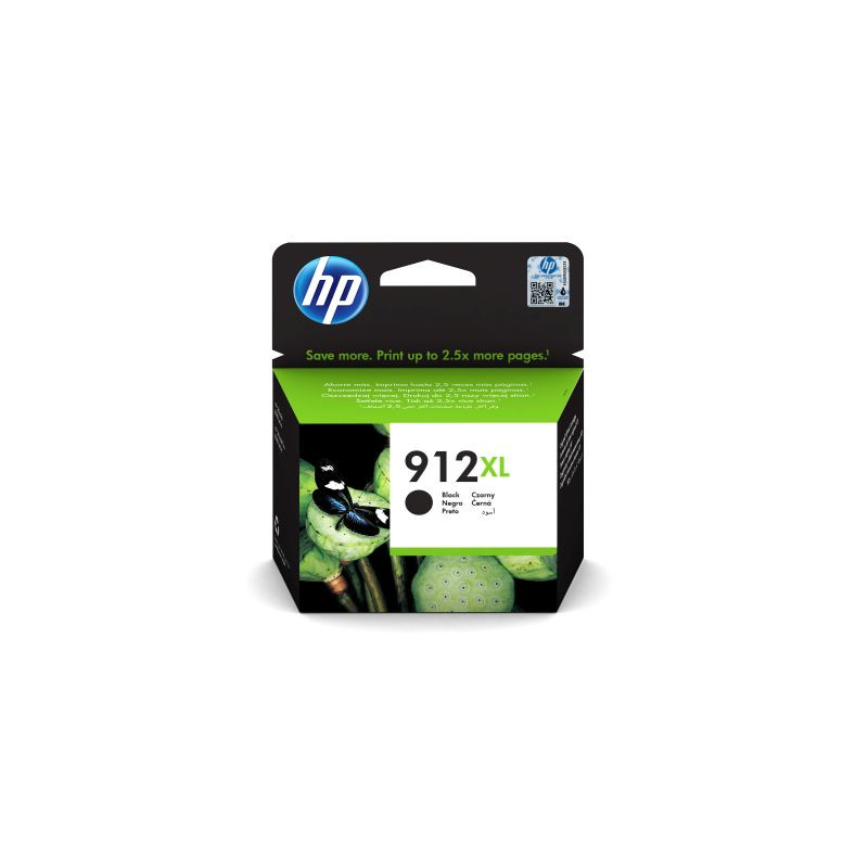 HP 912XL ink. čierna 3YL84AE
