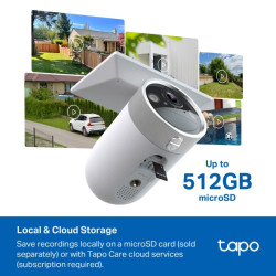 TP-LINK - Tapo C465 Enhanced AI Solar Security Camera Ultra