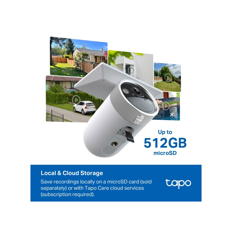 TP-LINK - Tapo C465 Enhanced AI Solar Security Camera Ultra