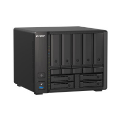 QNAP TS-h973AX-8G (Ryzen 2,2GHz, ZFS, 8GB RAM, 5x 3,5'' + 4x 2,5'' SATA/2x U.2, 2x 2,5GbE, 1x 10GbE)