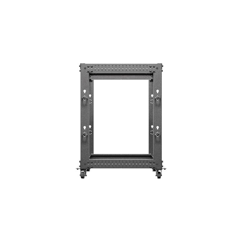 LANBERG OTVORENÝ RACK 15U 19'' 600X600-1100 NASTAVITEĽNÝ ČIERNY