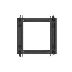 LANBERG OTVORENÝ RACK 15U 19'' 600X600-1100 NASTAVITEĽNÝ ČIERNY