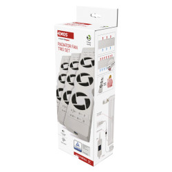 EMOS - VENTILÁTOR POD RADIÁTOR TRIO P56PR3