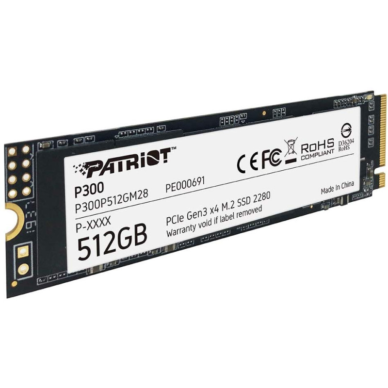 PATRIOT P300/512GB/SSD/M.2 NVMe/5R