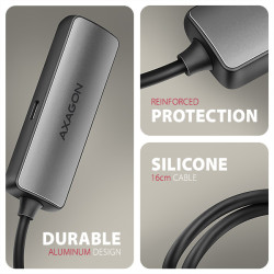 AXAGON RVC-HI8KPD, USB-C - HDMI 2.1 redukcia/adapter, 8K/60Hz, 4K/144Hz, HDR10+, PD100W