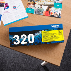 Brother TN-320Y, toner žltá, 1 500 str.