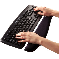 Opierka zápästia ku klávesnici Fellowes PlushTouch čierna