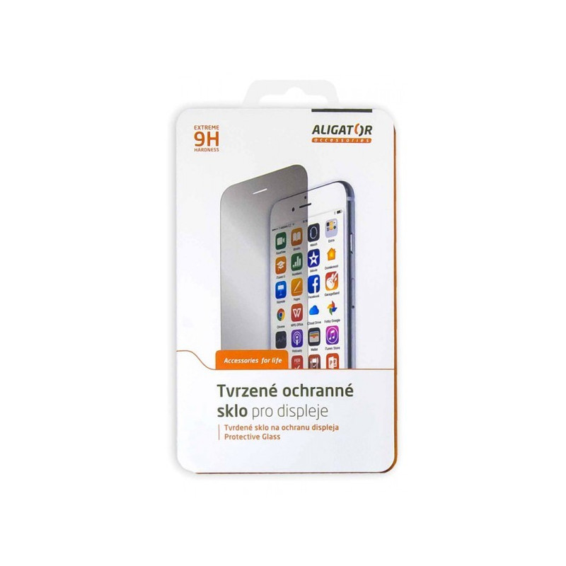 Aligator ochranné sklo GlassPrint iPhone 7/8/SE 2020 čierna