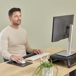 Podložka pod myš a zápästie Fellowes BREYTA XL čierna