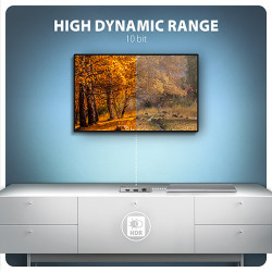 AXAGON HMC-CUB83X2, USB 10Gbps húb, 2x USB-A, USB-C, HDMI a DP 4k/144Hz, RJ-45, PD 100W, kábel 15cm