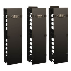 EATON - Kabelový manažér vertikálny SmartRack 6 (15.24cm), káblový kanál s výrezmi pre káble a krytom