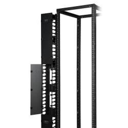 EATON - Kabelový manažér vertikálny SmartRack 6 (15.24cm), káblový kanál s výrezmi pre káble a krytom