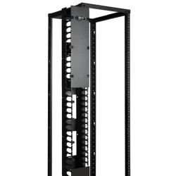 EATON - Kabelový manažér vertikálny SmartRack 6 (15.24cm), káblový kanál s výrezmi pre káble a krytom