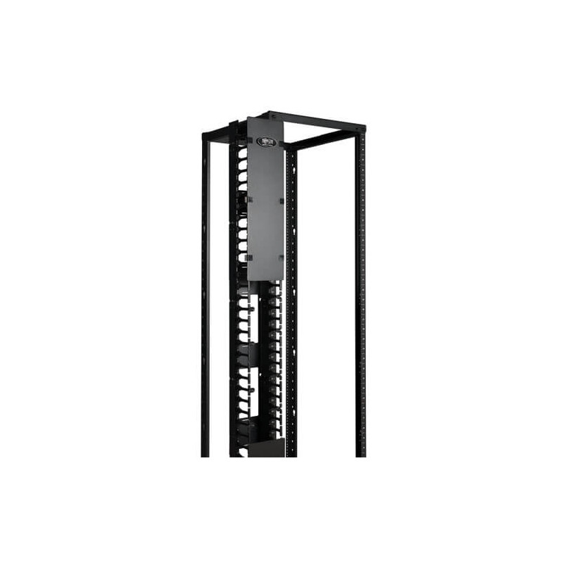 EATON - Kabelový manažér vertikálny SmartRack 6 (15.24cm), káblový kanál s výrezmi pre káble a krytom