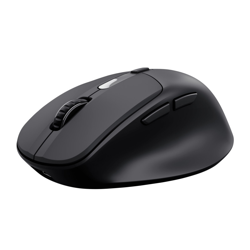 Trust Zevo/Cestovná/Optická/Pre pravákov/4 000 DPI/USB+BT/Čierna