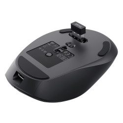 Trust Zevo/Cestovná/Optická/Pre pravákov/4 000 DPI/USB+BT/Čierna