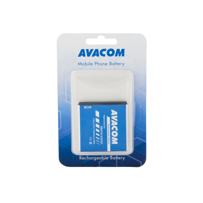 Batérie AVACOM GSSA-i9000-S1700A do mobilu Samsung Galaxy S Li-Ion 3,7V 1700mAh