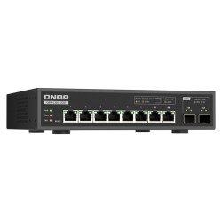 QNAP switch QSW-L3208-2C6T (6x 10GbE port, 2x 10G SFP+/NBASE-T Combo, Lite Managed)